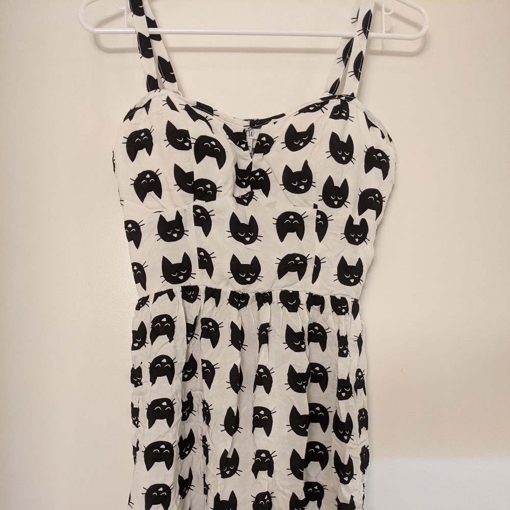 Kitty Cat Print Sundress
